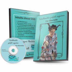 PC – DVD Schnittmuster perfekt anpassen für Oberteile (geeignet für PC Laufwerke)