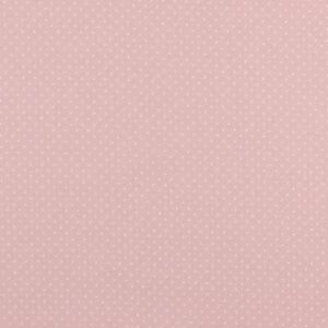 Baumwolle | bedruckt | 1mm Punkte | rosa/weiss