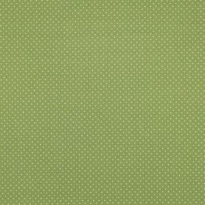 Baumwolle | bedruckt | 1mm Punkte | moosgrün/weiss