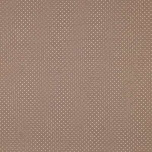 Baumwolle | bedruckt | 1mm Punkte | taupe/weiss