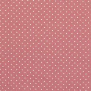 Baumwolle | bedruckt | 1mm Punkte | blush/weiss
