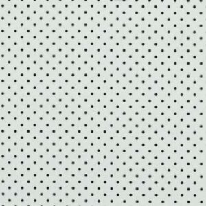 Baumwolle | bedruckt | 1mm Punkte | weiss/dunkelblau