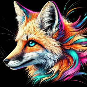 Bügelbild „Fuchsliebe“ klein