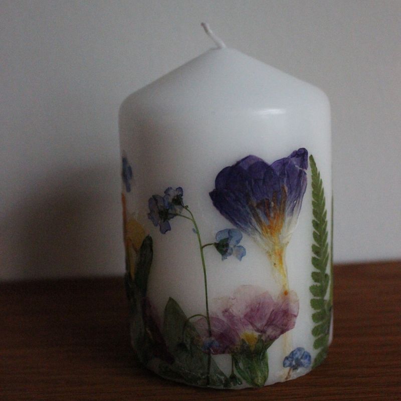 Blütenkerze "Frühlingszauber", H 10 cm, Tante Emmer – Bild 3