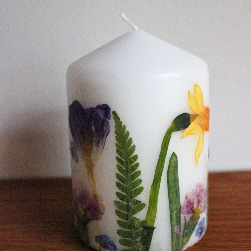 Blütenkerze "Frühlingszauber", H 10 cm, Tante Emmer – Bild 2