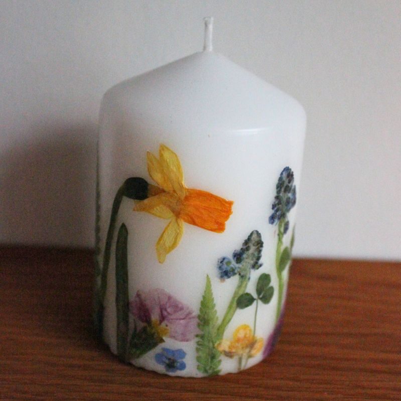 Blütenkerze "Frühlingszauber", H 10 cm, Tante Emmer