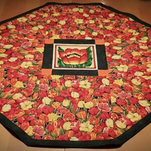 Patchwork – Tischdecke – Tulpe