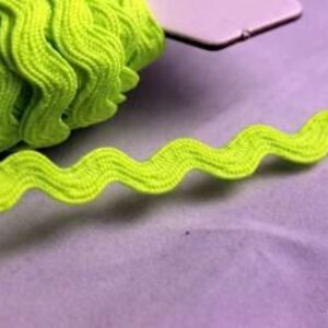 3m Zackenlitze | Uni | 10mm | neongelb