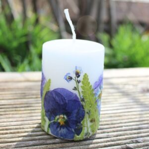 Blütenkerze „Kleiner Frühlingszauber“, H 6 cm, Tante Emmer