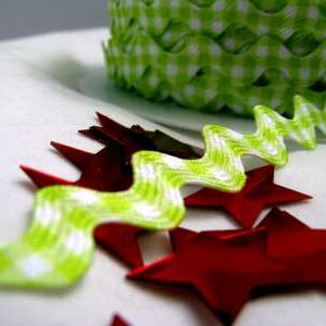 3m Zackenlitze | Vichy| hellgrün