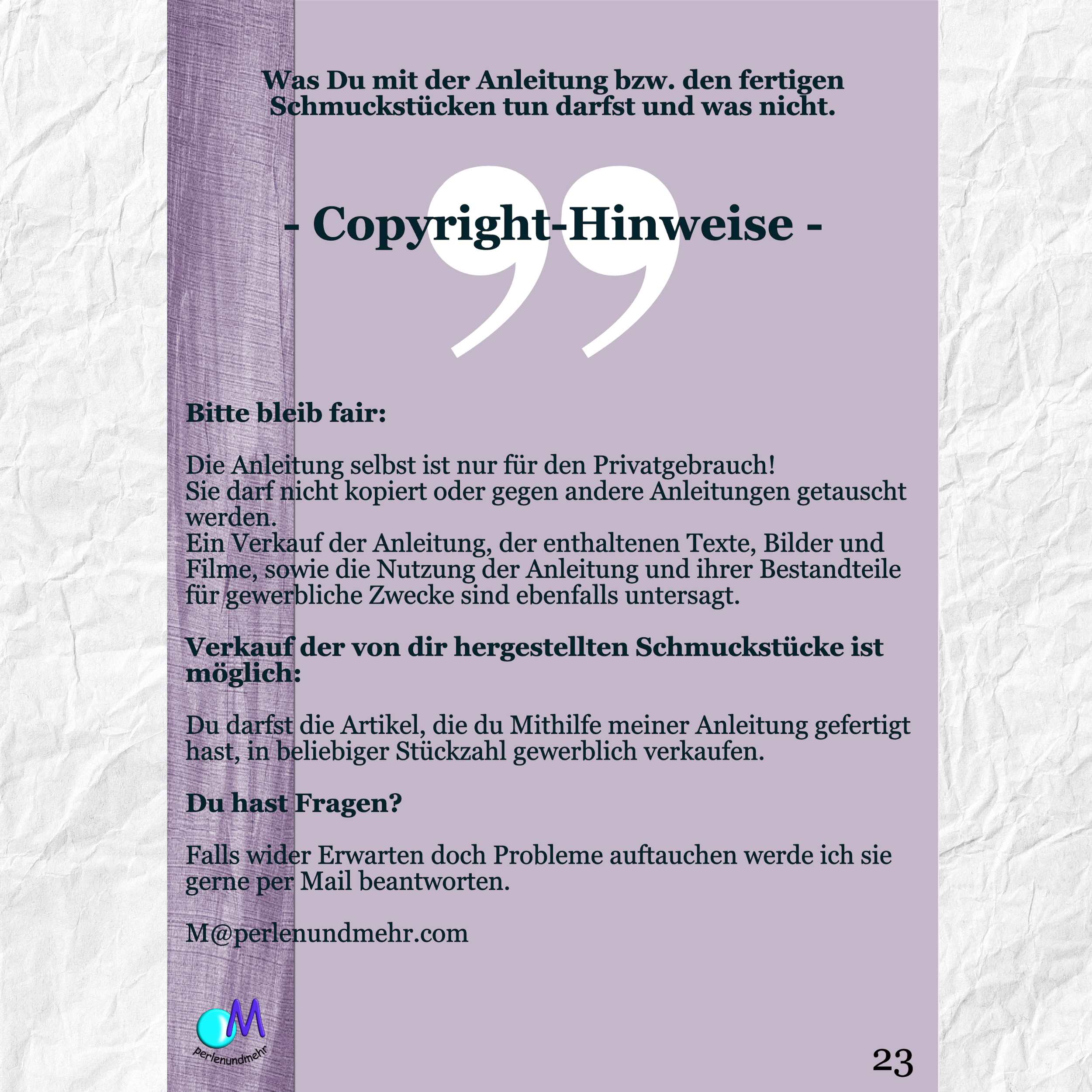 Edles Polymer Clay Collier mit schimmernden Inlays aus Modelliermasse PDF Tutorial mit Filmmaterial – Bild 6